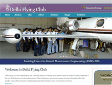 Tablet Screenshot of delhiflyingclub.org